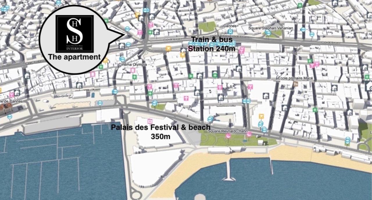 칸느 A 2 Pas De La Croisette 아파트 외부 사진
